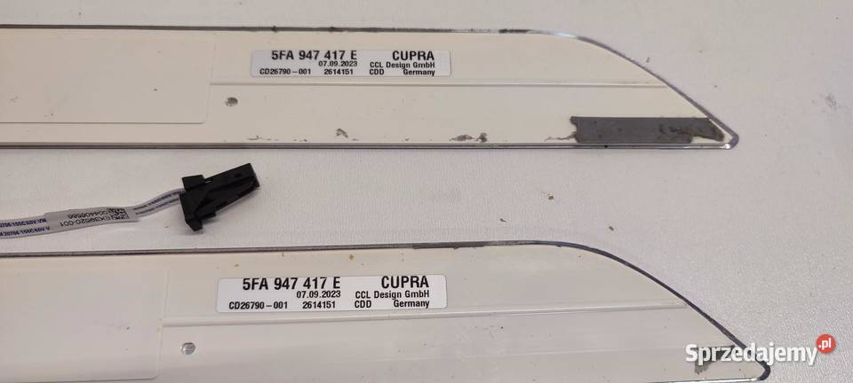 CUPRA FORMENTOR LISTWY NAKŁADKI PROGU KOMPLET