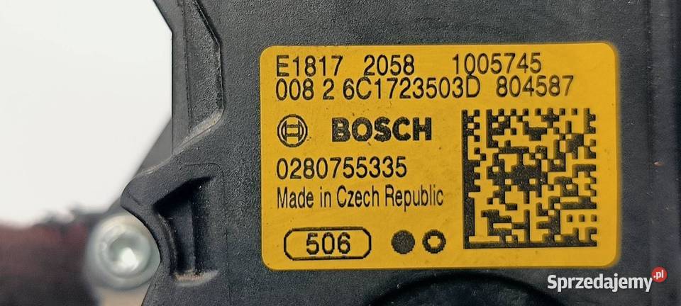 PEDAŁ SKODA FABIA III 0280755335 osobowe Pozostałe Lipno