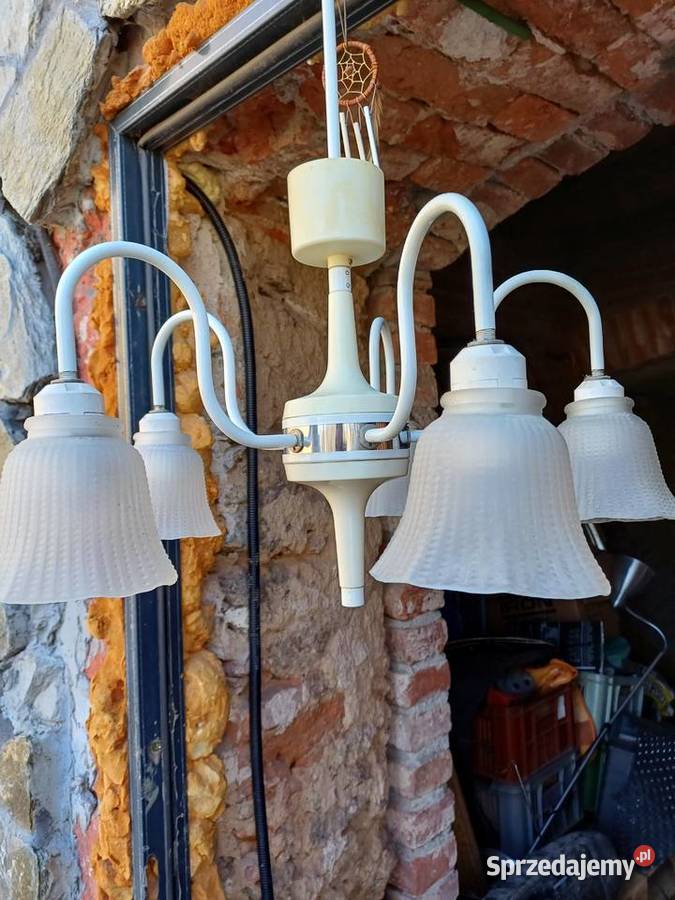 Retro lampa wisząca z 70 tych lat firmy Pozostałe Lubań