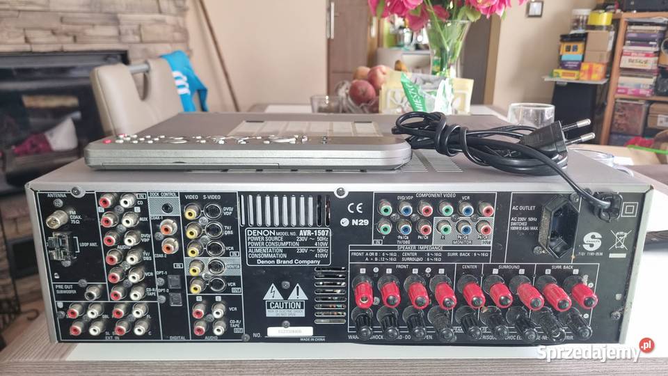 Amplituner Denon AVR1507 z pilotem 71 7x110Watt