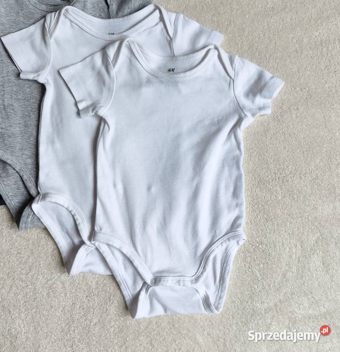 Pięciopak body HM 62 bawełniane krótki rękaw Szczecin