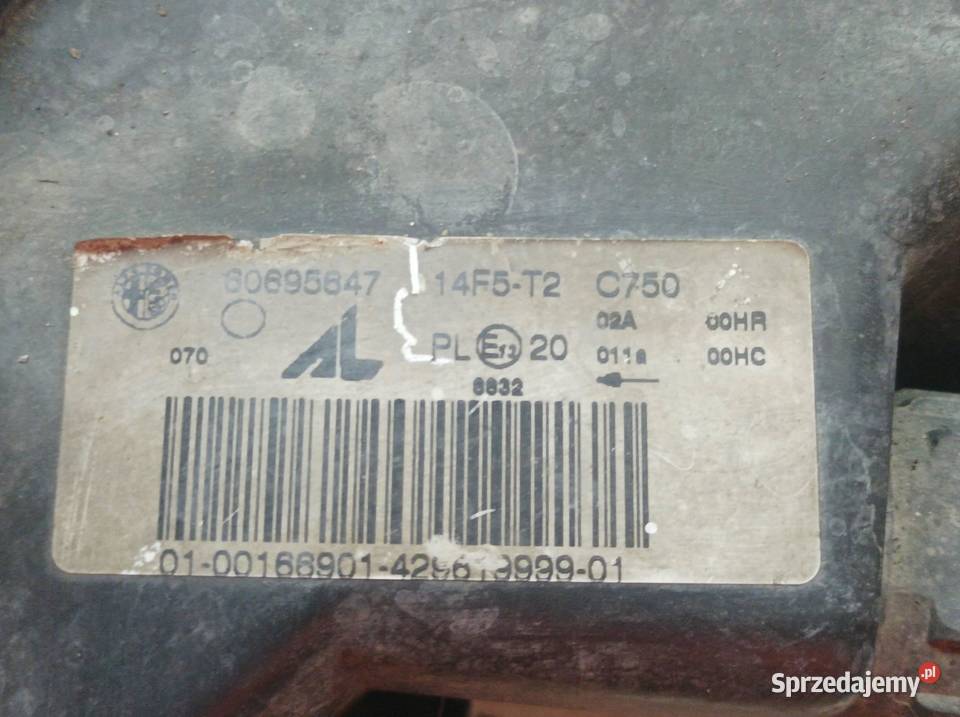 LAMPA PRZÓD PRAWA EU 60695647 Alfa Romeo 156 I