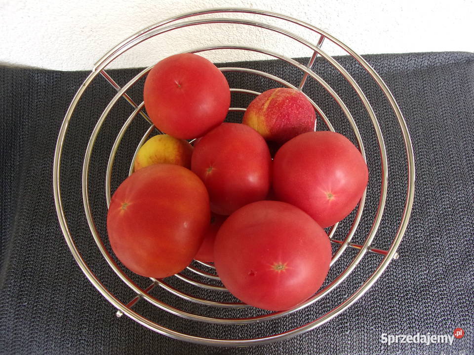 Piękny chromowany duży Kosz na owoce firmy DUKA Warszawa