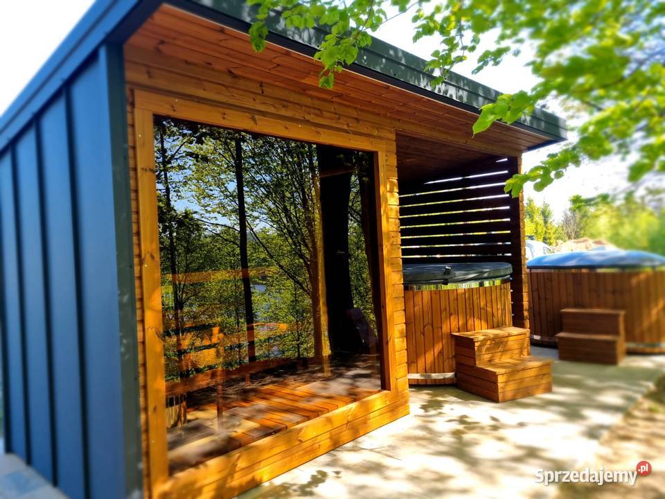 Prestiżowa Sauna Ogrodowa Relax Strefa Spa Jacuzzi  Luxury Thermo Sauna