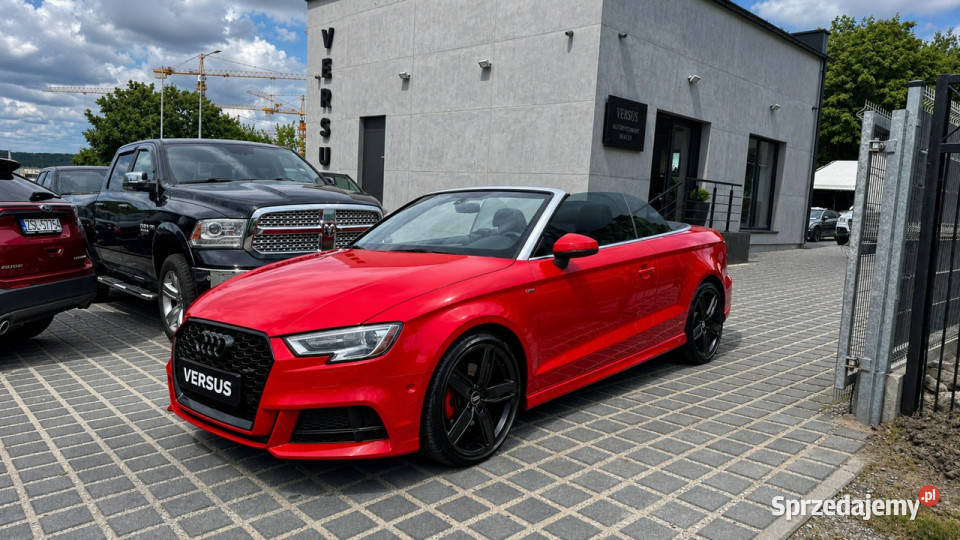 Audi A3 Cabrio Czerwone 20 Tfsi 220 Quattro Kam Gdynia sprzedam