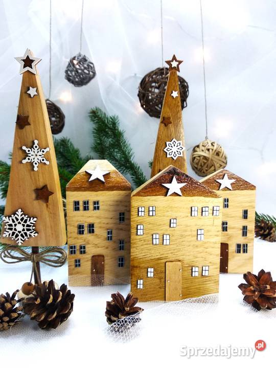 Drewniane ozdoby bożonarodzeniowe które zachwycą dolnośląskie Wrocław sprzedam