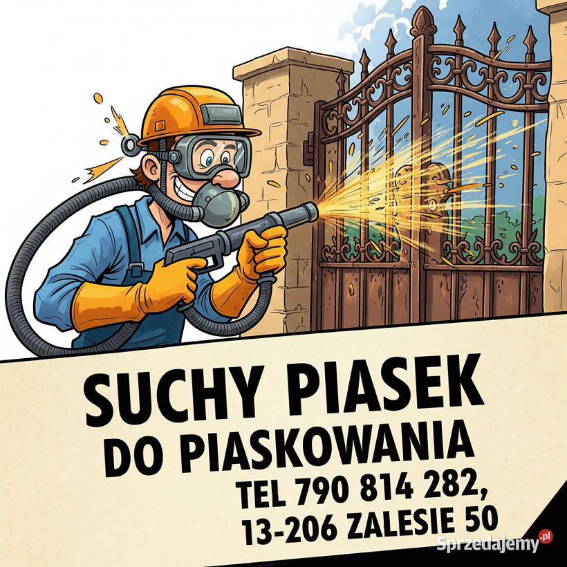 Piasek kwarcowy do piaskowania Suchy Produkcja Żuromin