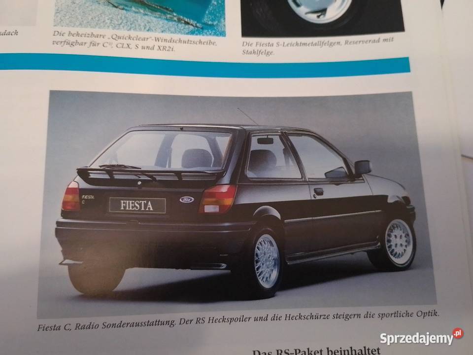 Ford Fiesta RS listwy progowe Tuning wizualny wielkopolskie Wągrowiec