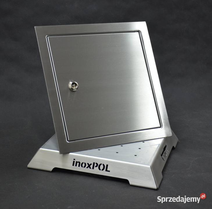 Drzwiczki rewizyjne instalacyjne 200x200 INOX Bochnia