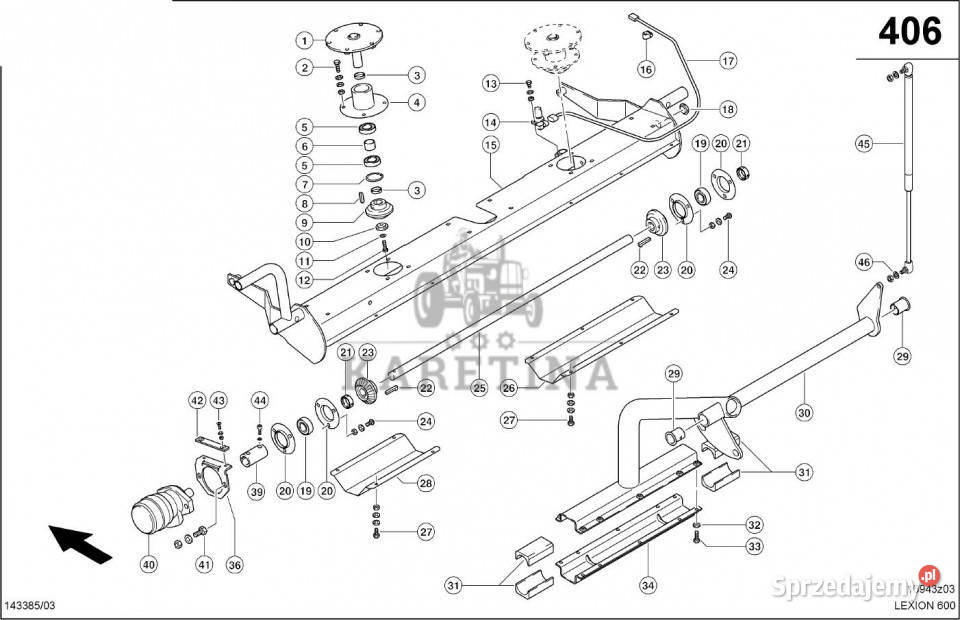 Claas Lexion 600 OBUDOWA 0005382101 wielkopolskie Jastrzębniki sprzedam