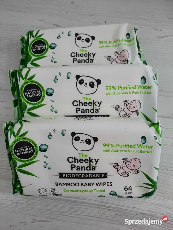 Wyprzedaż Cheeky Panda Chusteczki Nawilżane mazowieckie