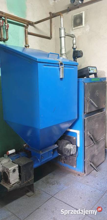 Kocioł z podajnikiem Zębiec KWP 25KW stal