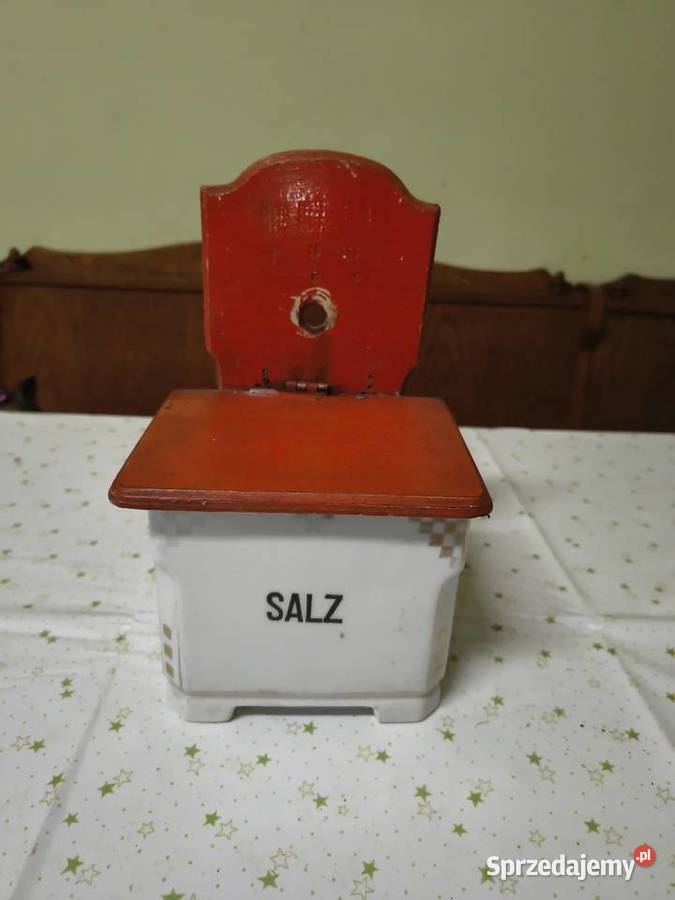 Stary pojemnik na sól Antyki, Sztuka, Kolekcje