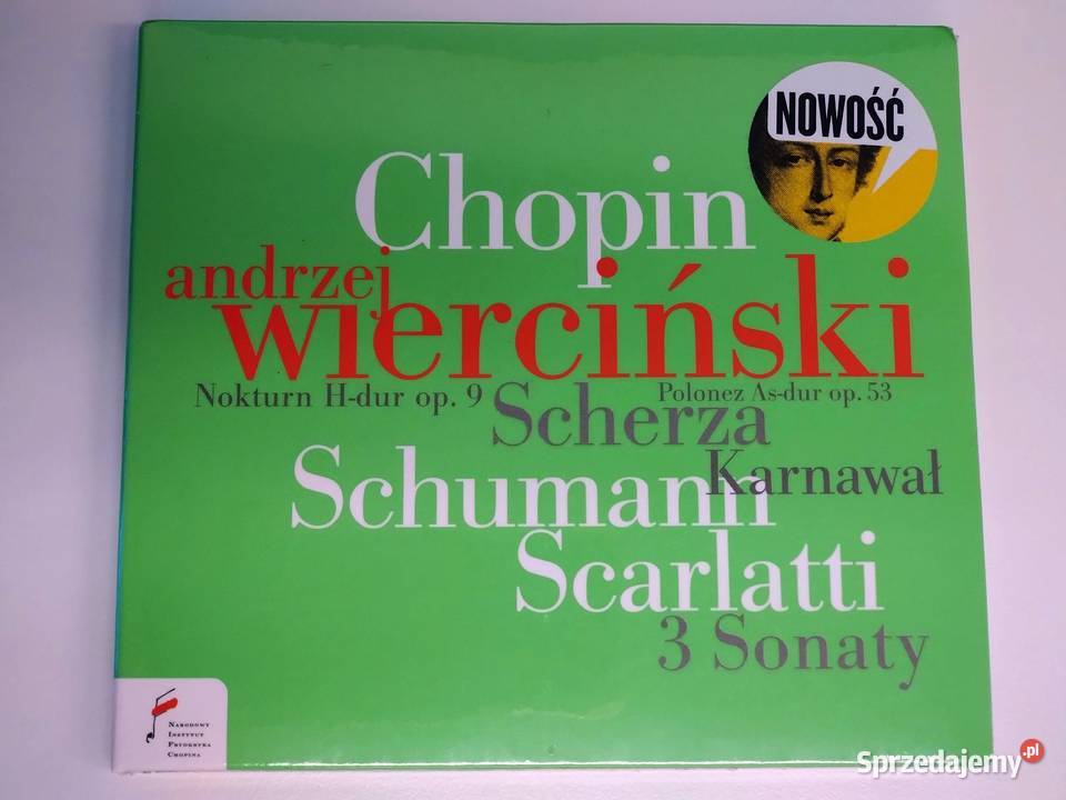 Andrzej Wierciński Chopin Schumann Scarlatti CD Warszawa sprzedam