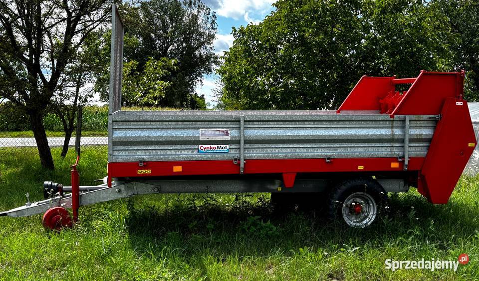 Rozrzutnik obornika CYNKOMET NOWY jedyny taki nieuszkodzony Przyczepy rolnicze