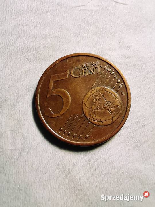 Włochy 5 Euro Cent 2002 Rome Miedź Numizmatyka mazowieckie sprzedam
