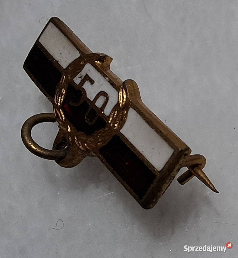 Odznaka PCK 50 długoletnią pracę 1919 1969 22mm Czeladź