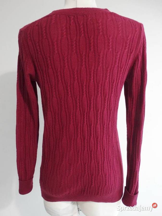Sweter Wełniany Kaszmir Merino Fine z Włoskiej Rozmiar 36(S) Łomża sprzedam