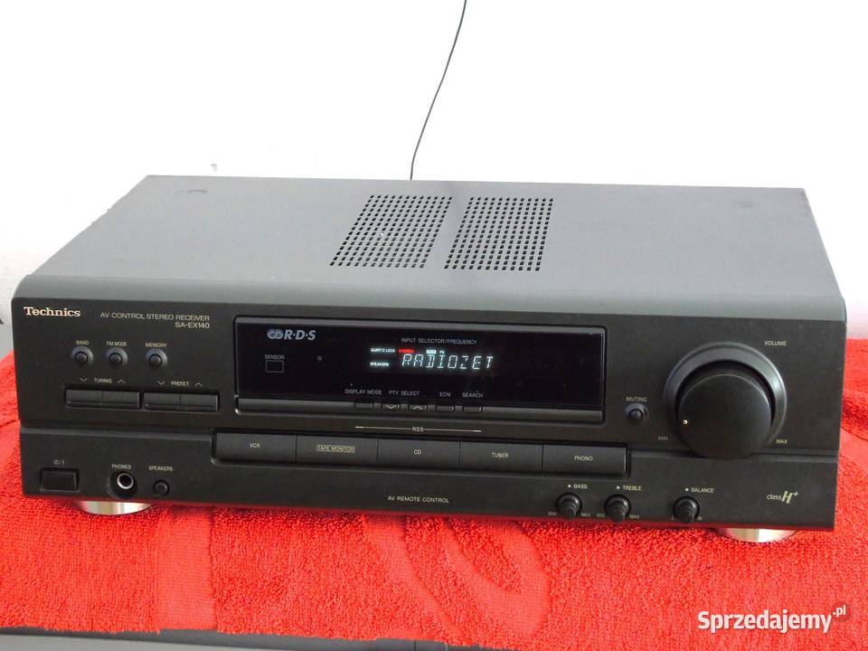 Wzmacniacz z radiem Technics SAEX140 mocny i
