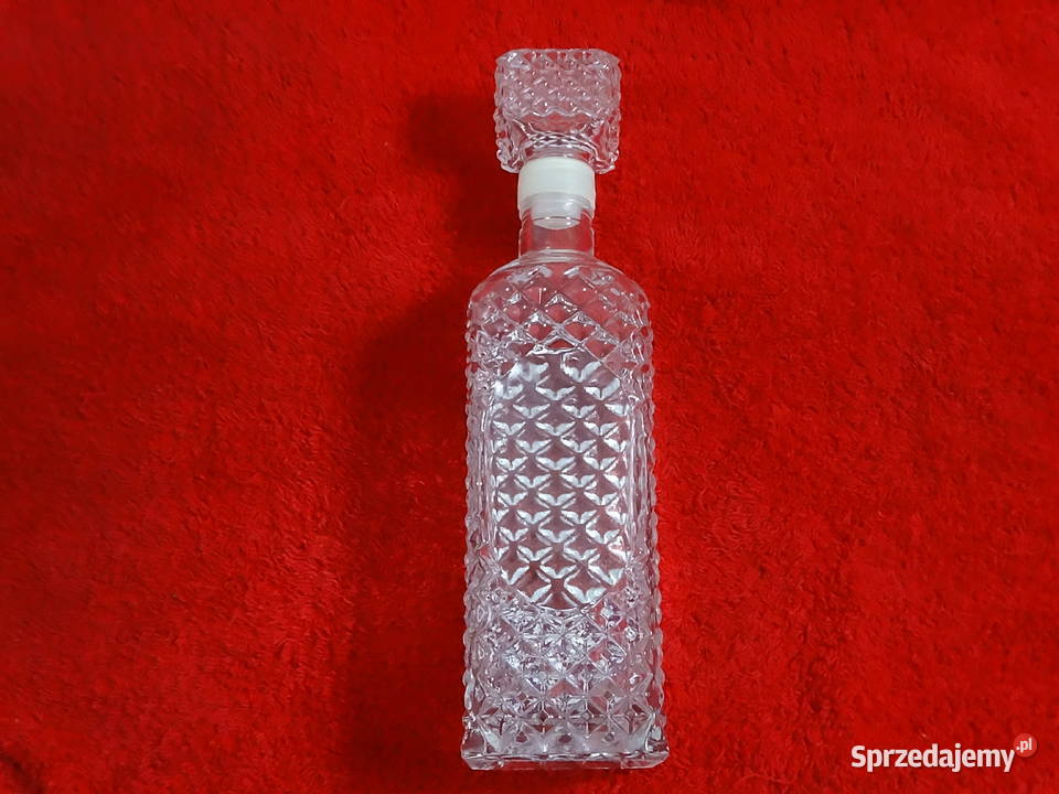 STYLOWA KARAFKA VINTAGE GRUBE SZKŁO RETRO Biłgoraj