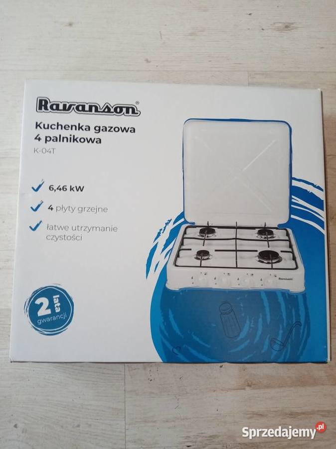 Kuchenka RAVANSON gazowa 4 palnikowa 646kW Bełchatów