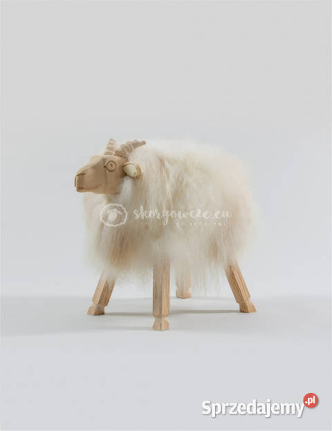 Krzesło baran dekoracyjny biały Pozostałe Szaflary