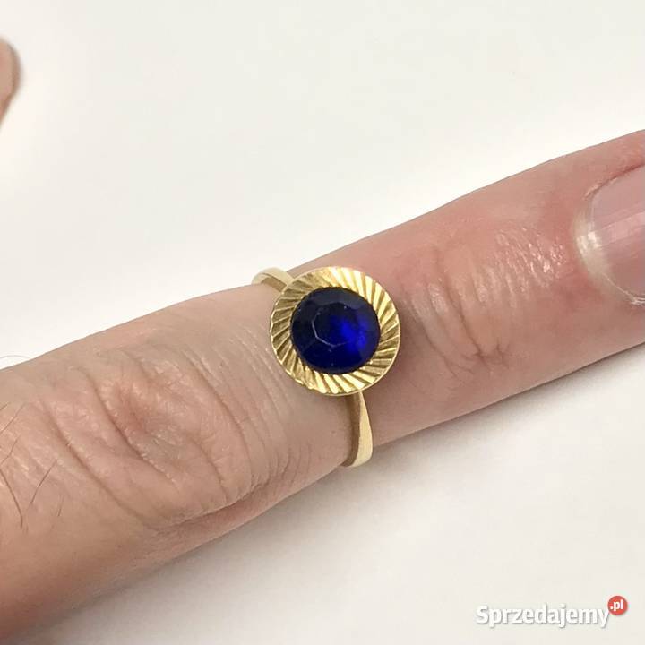 Pierścionek z żółtego ZŁOTA 750 18K cudowny Warszawa