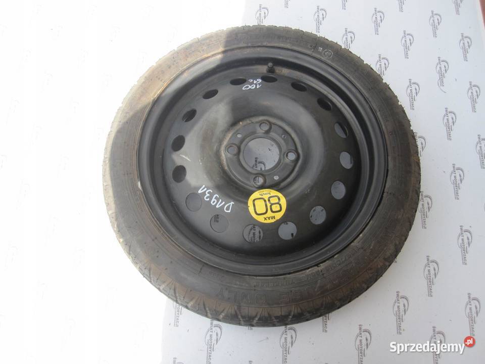 NISSAN koło dojazdowe 1257015 95M 4x100 ET40 Opony i felgi