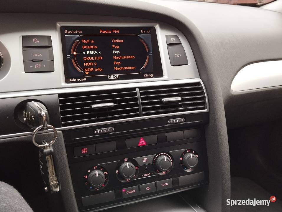 Audi A6 C6 Lift 2009 27 TDI bez rdzy stan kurtyny powietrzne Świnoujście