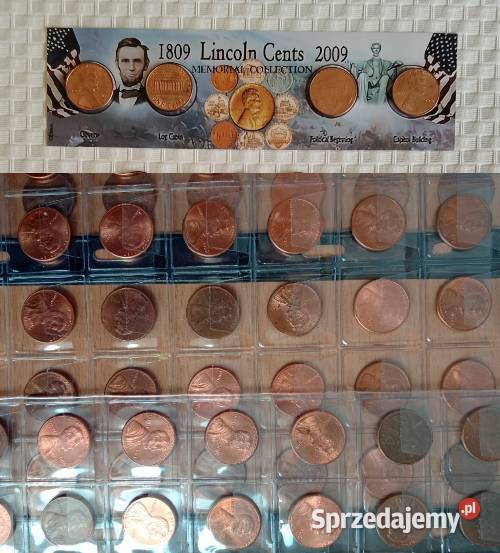 USA 1 cent 40 monety FOLDER Broszura cent sprzedam