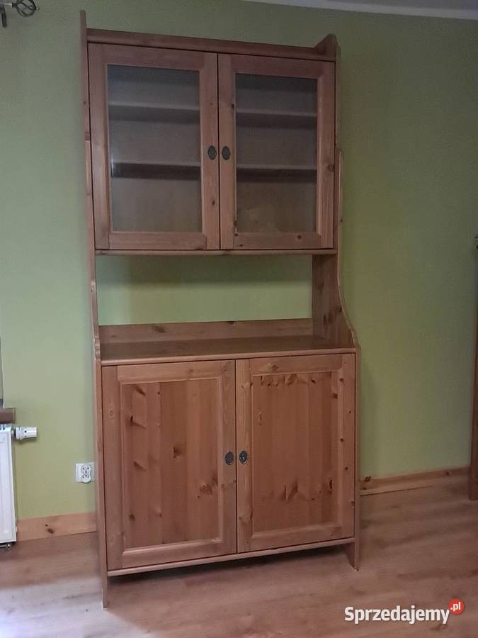 Witryna LEKSVIK IKEA kredens komoda mebel na Dom i Ogród Dąbrówka Górna