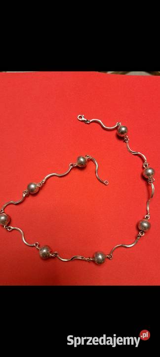 Naszyjnik srebrny z kulkami srebro Radom