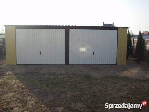 Garaż Blaszany Garaże Blaszane 7x7 Kolor Brama Bochnia