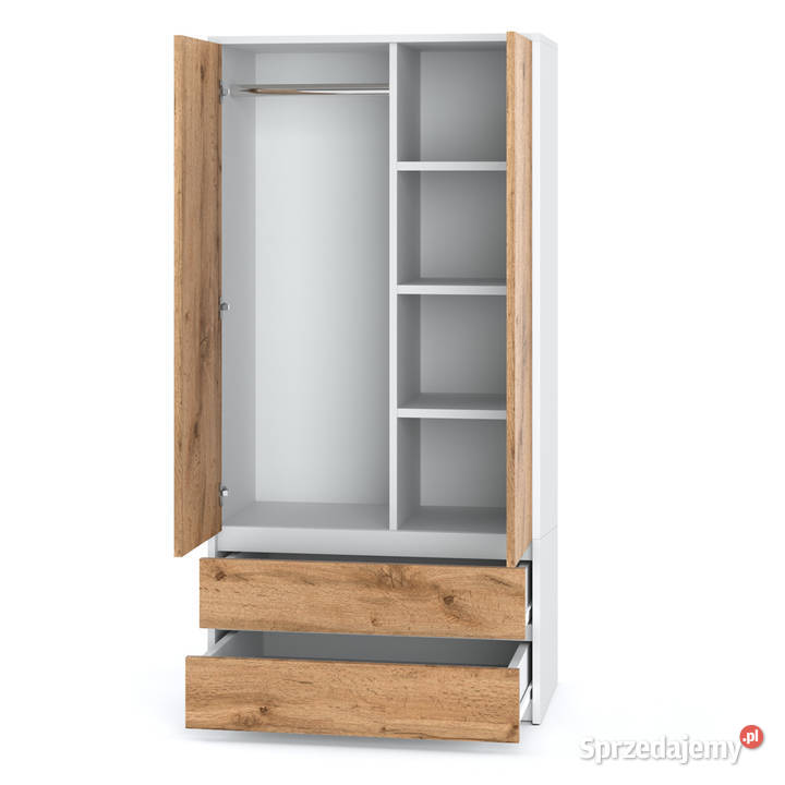 Szafa Garderoba 2 Szuflady 90 Duża Nowoczesna warmińsko-mazurskie Elbląg