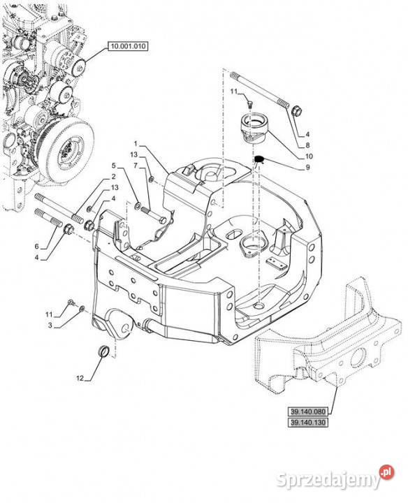 Holland T6070 Rama 84526232 sprzedam