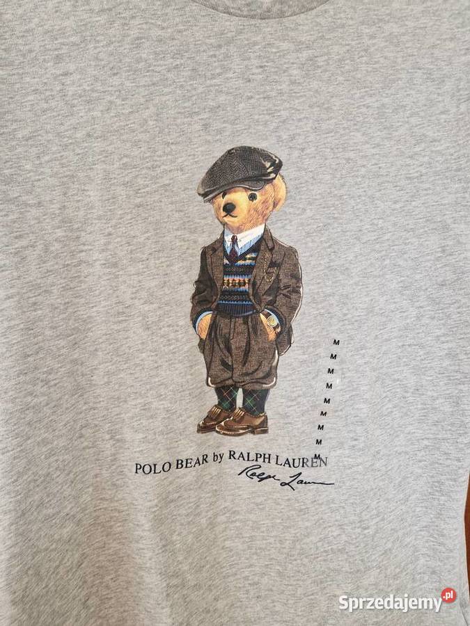 Nowa szara koszulka tshirt Ralph Lauren Polo Ralph Lauren Odzież codzienna Bibice sprzedam