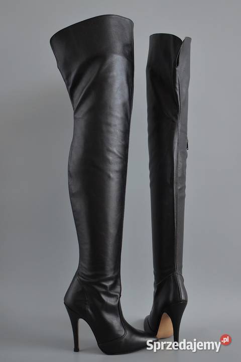 UWODZICIELSKIE kozaki do połowy uda Leatherworks