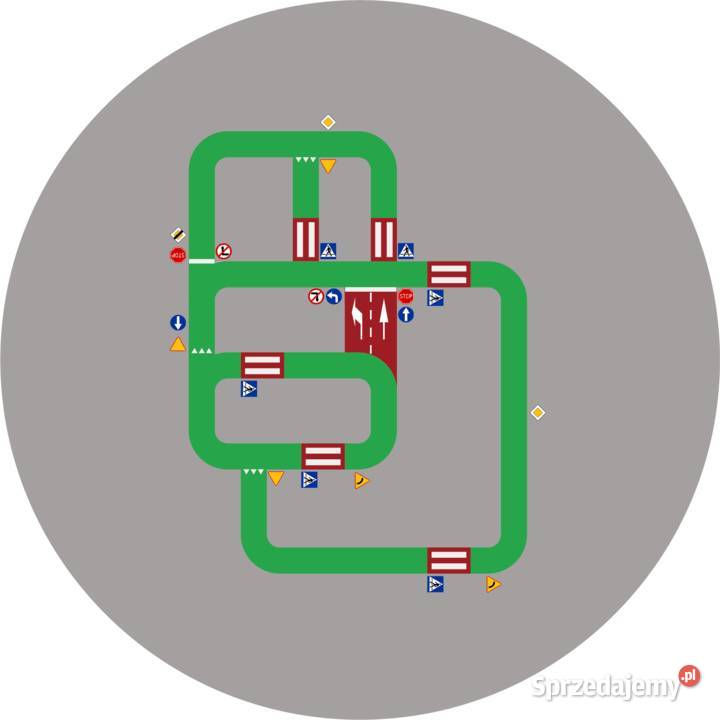 Miasteczko rowerowe ELO2 15x20m stacjonarne Białystok