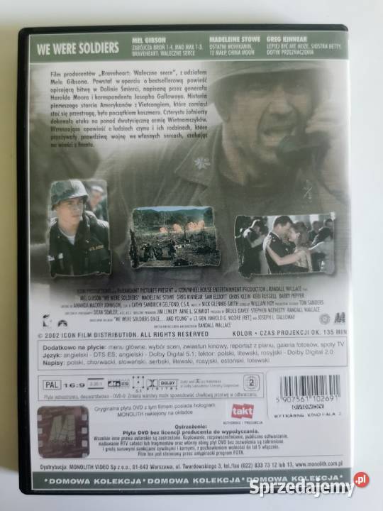 Byliśmy Żołnierzami DVD 2002 1 płyta