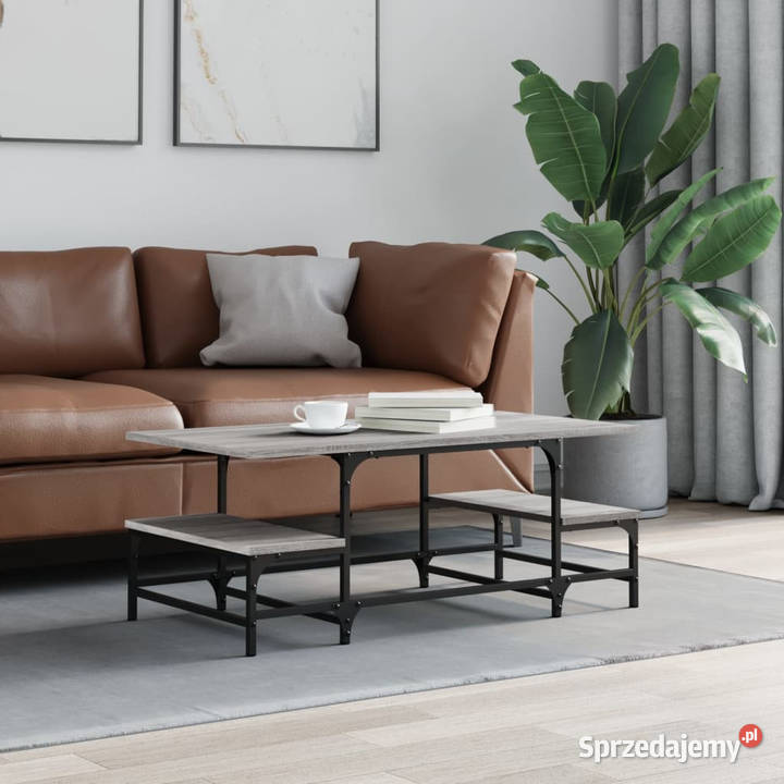 Stolik kawowy szary dąb sonoma 100x505x40 Warszawa