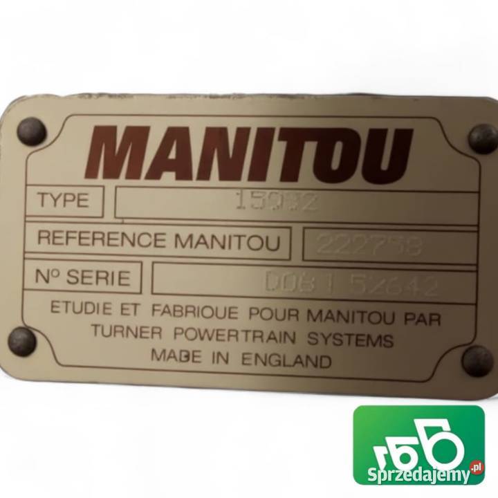 Skrzynia kątowa CKA68815 Manitou MT 1440 Wilkowo sprzedam