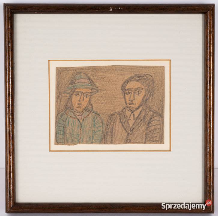 Nikifor Krynicki 1895 1968 portret podwójny wielkopolskie Poznań