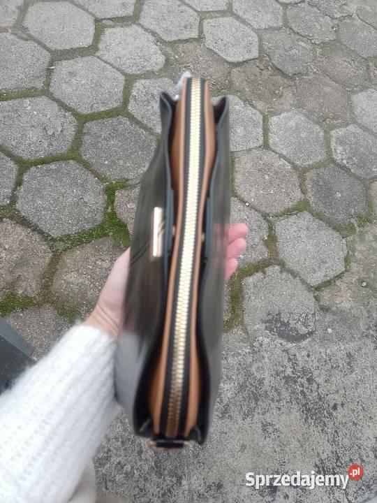 MOHITO Ekskluzywna Czarno brązowa Torebka czarny Kraków