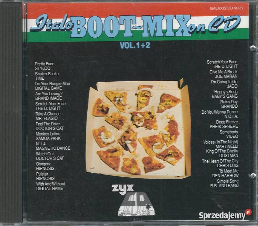 CD VA Italo BootMix On CD Vol 12 1987 GalaxisZYX Płyty i kasety Brwinów