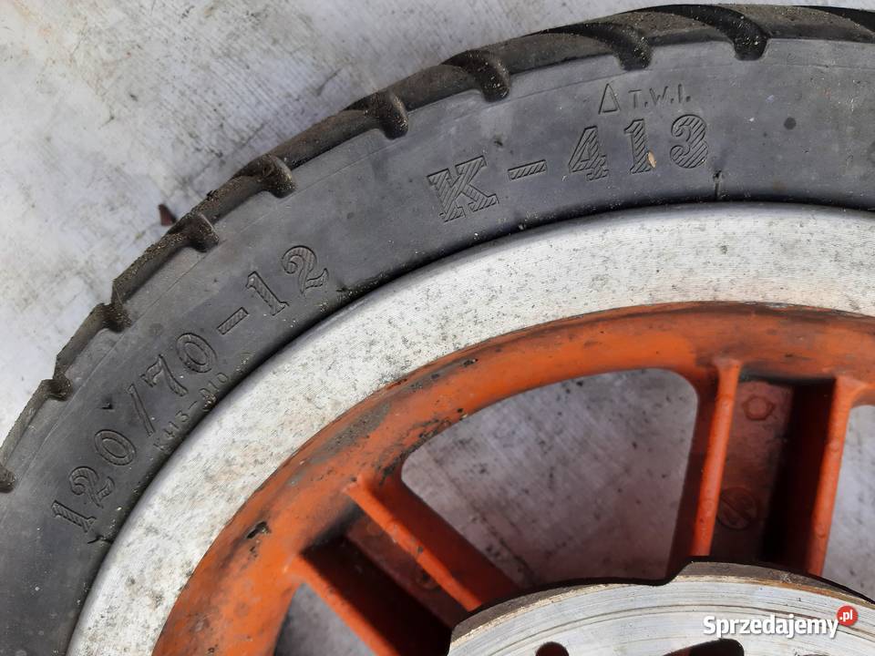 Koło przednie R12 do skutera RY8 Keetway Pozostałe Motoryzacja Łódź