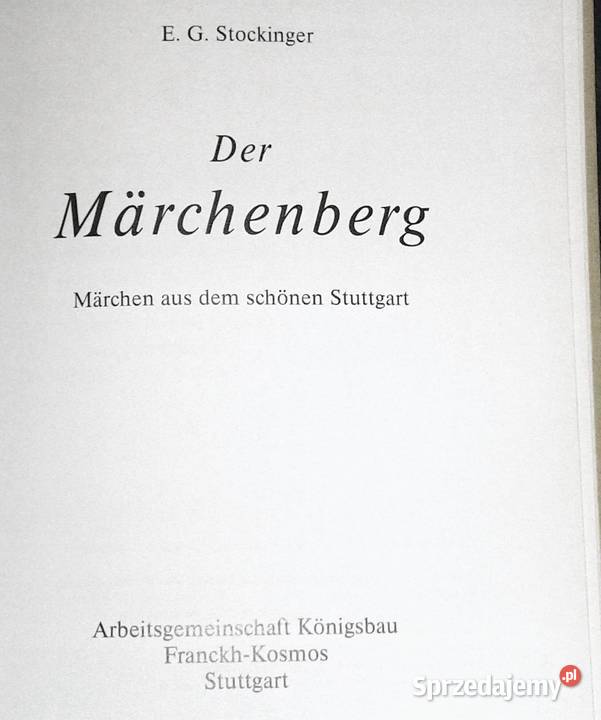 Der Marchenberg E G Stockinger Chełm