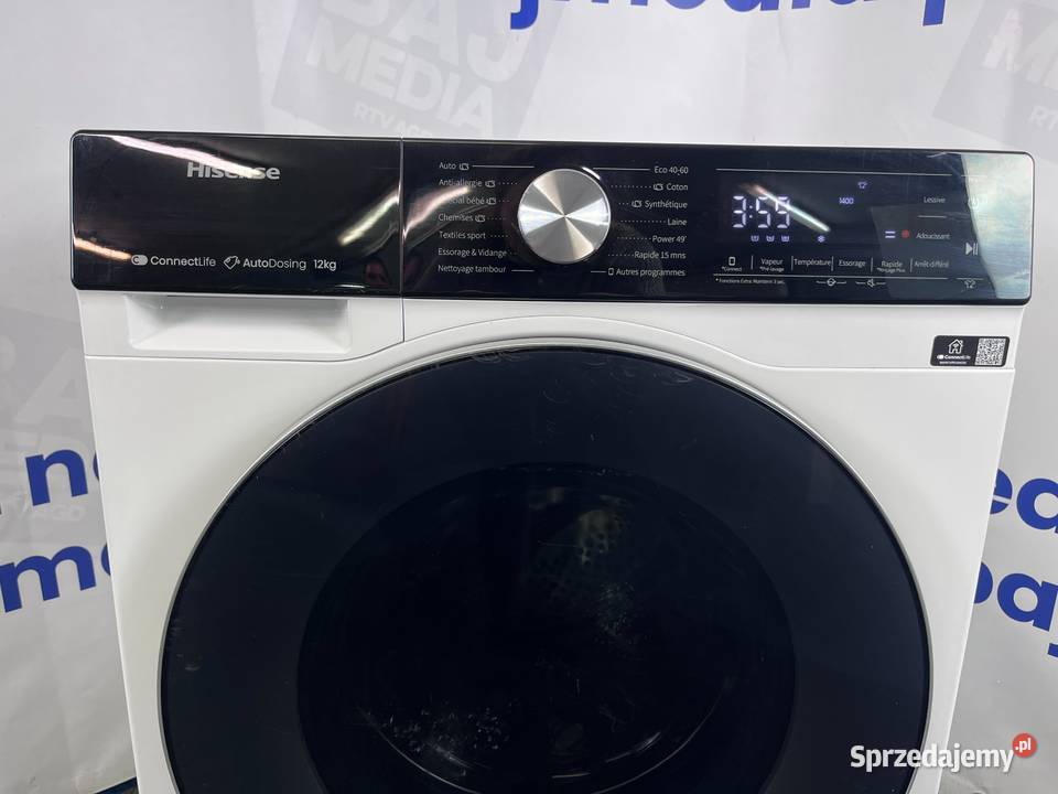 MEGA RABAT 2000 OUTLET Pralka Parowa Hisense Wiejca