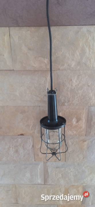 Lampa wisząca loft PRL Jasieniec