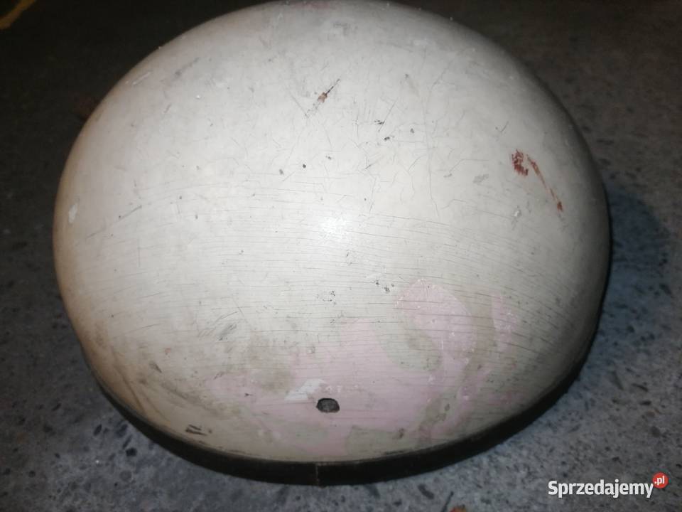 2x Stary kask motocyklowy orzeszek z daszkiem Kraków