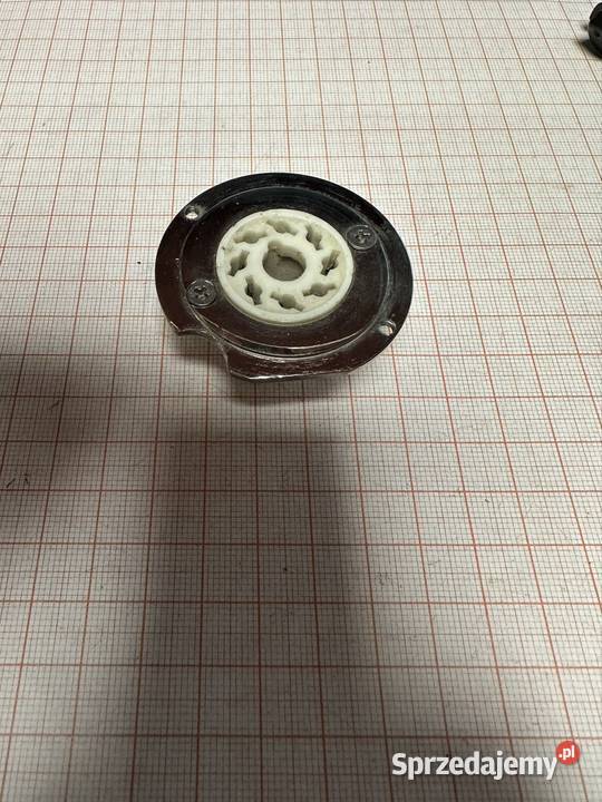 Podstawka lampy 8 pin ceramiczna z chromowaną Czechowice-Dziedzice